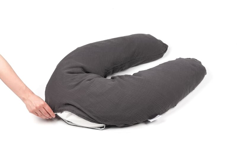 Coussin Maternite Comfy Big, grey tetra babymoov 25/01 — vue 3 sur 5