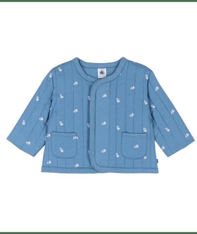 Veste, alaska/marshmallow 18m pe2025 selectif early season petit bateau p-25 e-25