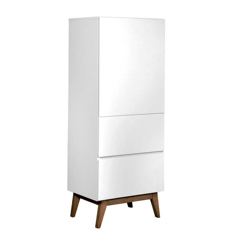Armoire 1 Porte Trendy Blanc, trendy quax blanc 66x52x170h — vue 1 sur 4