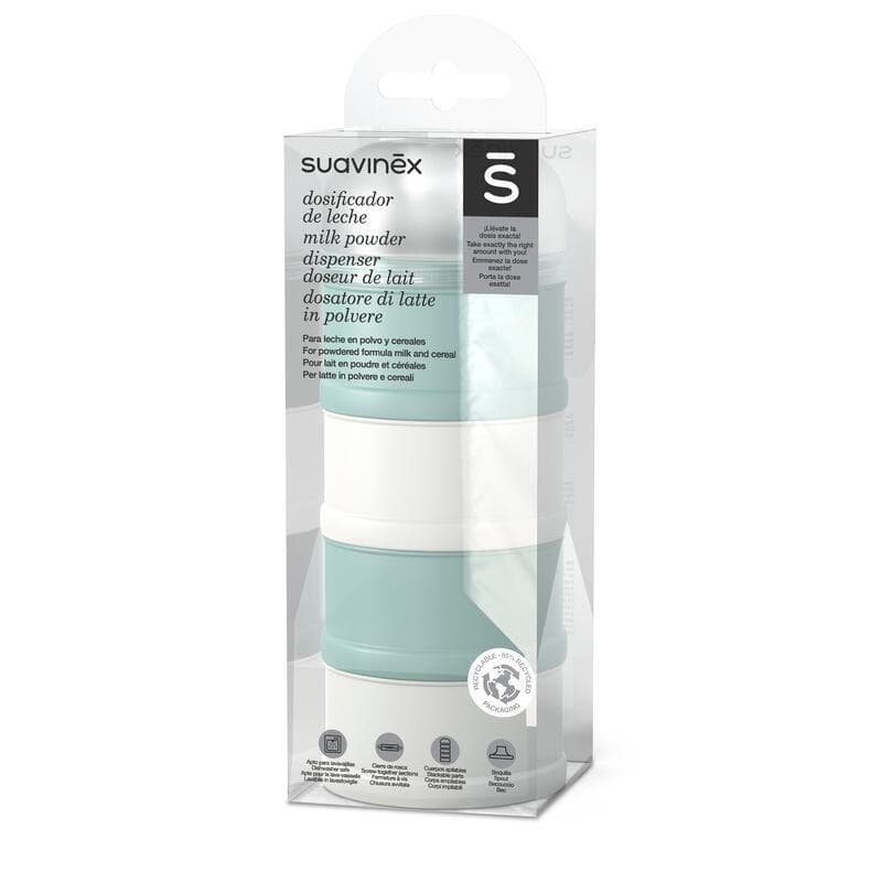 Doseur de Lait 4 Compartiments Vert, suavinex 2024 — vue 2 sur 2