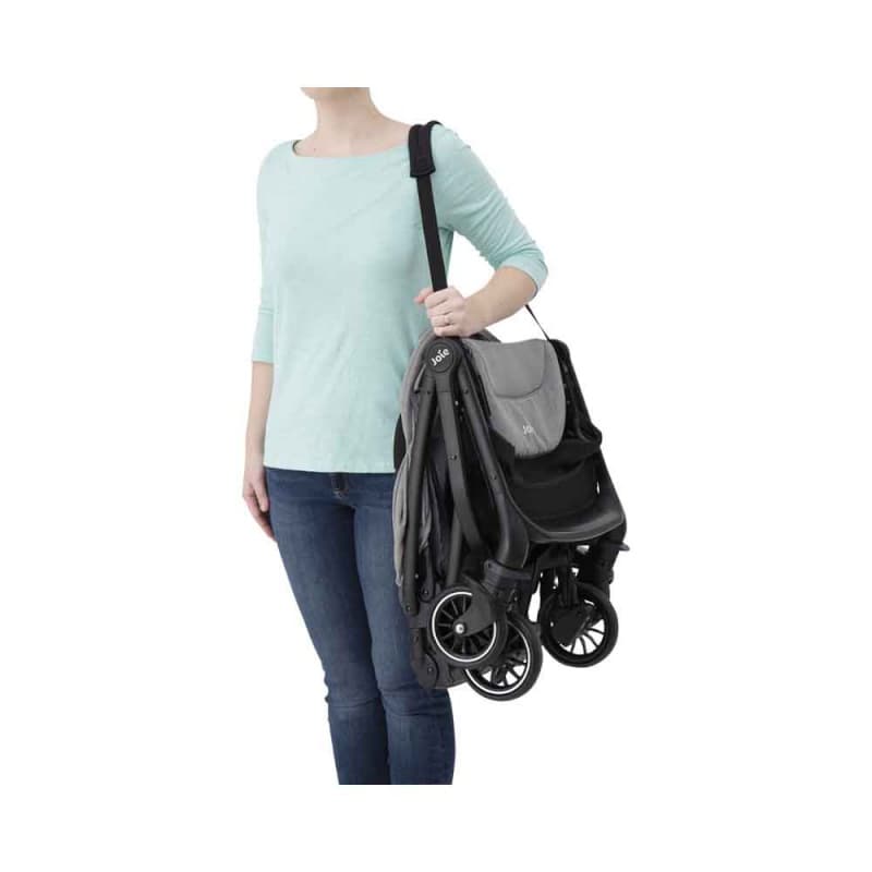 Poussette 4 Roues Tourist Grey Flannel, joie gray flannel — vue 3 sur 6