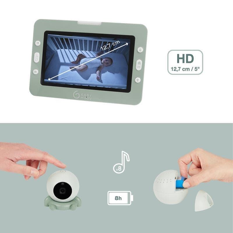 Babyphone Yoo Go+ Hd, babymoov 25/01 — vue 4 sur 4