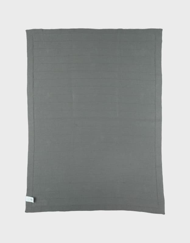 Couverture Tricot, kaki 75x100cm mix and match noukie's hiver — vue 3 sur 5