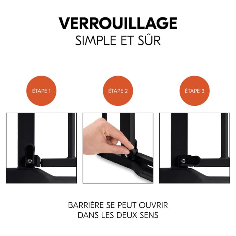 Barriere Autoclose 2, noir hauck — vue 5 sur 5