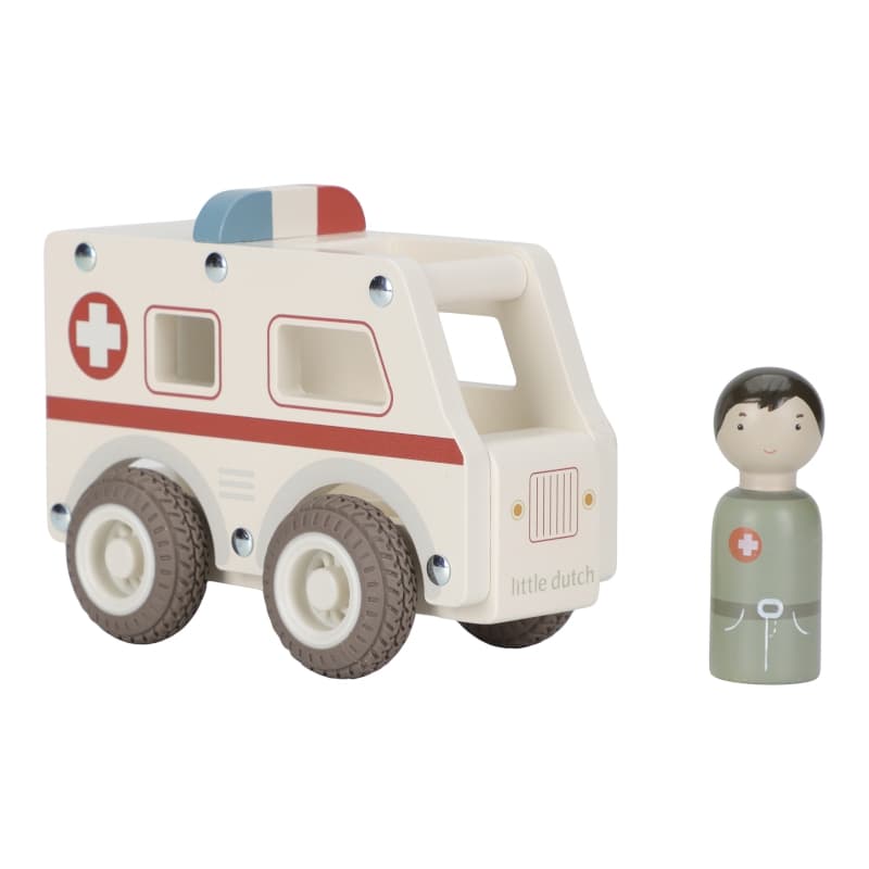 Ambulance en Bois Fsc, little dutch — vue 1 sur 6
