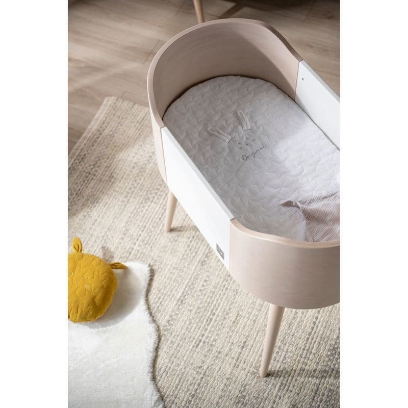 Berceau Pied Bois Blanc Galopin, galopin sauthon original 93 x 96 x 54 — vue 3 sur 3