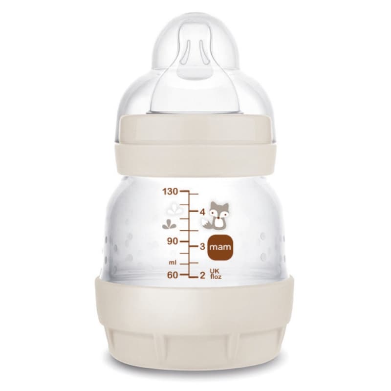 Biberon Ac Nouveau Ne 130ml Sable, debit 0 — vue 1 sur 2
