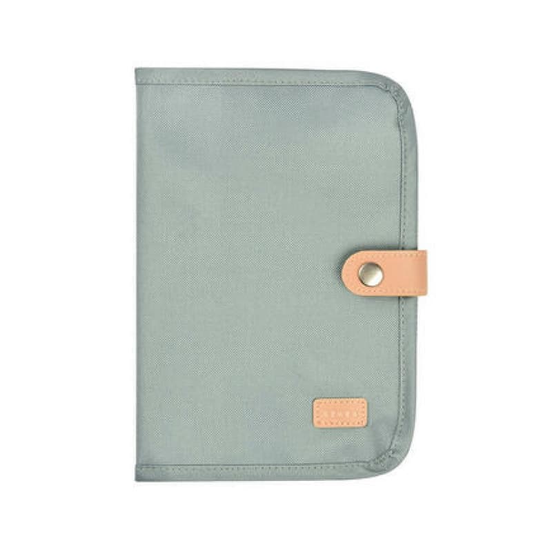 Protege Carnet de Sante Vert Sauge, vert sauge 18,5 x 25 x 1,5 — vue 1 sur 2