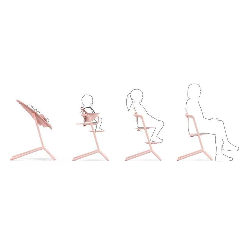 Chaise Haute Lemo, pearl pink gold cybex 07-24 — vue 1 sur 2