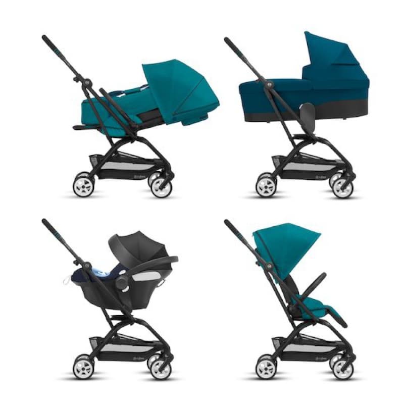 Poussette Eezy S Twist 2 Blk Deep Black, gold 2021 — vue 3 sur 5