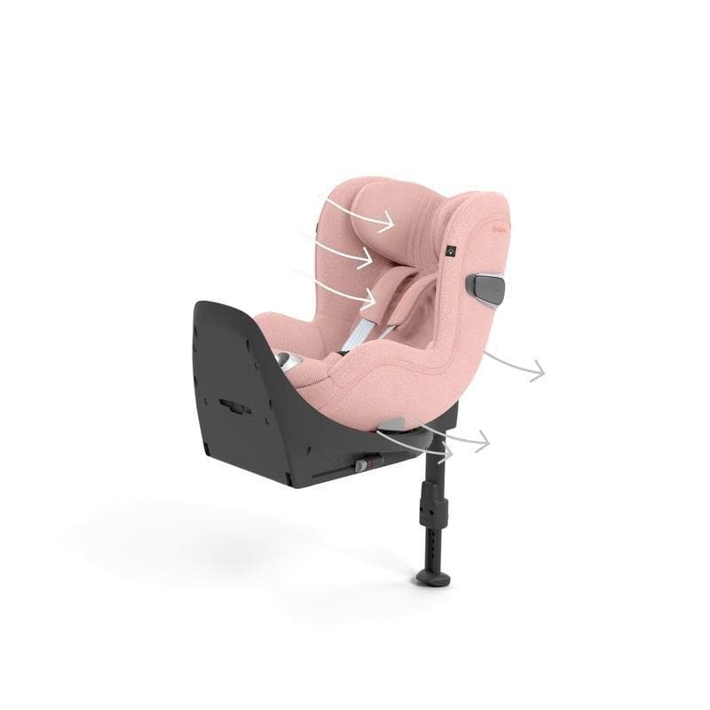 Sirona T I-size Tissu Plus - Peach Pink | Cybex, cybex platinum cybex rose 71x43x67 cm — vue 2 sur 6