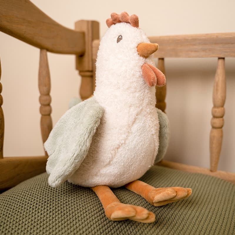 Peluche Poule, 17cm little farm little dutch 05-24 — vue 4 sur 4
