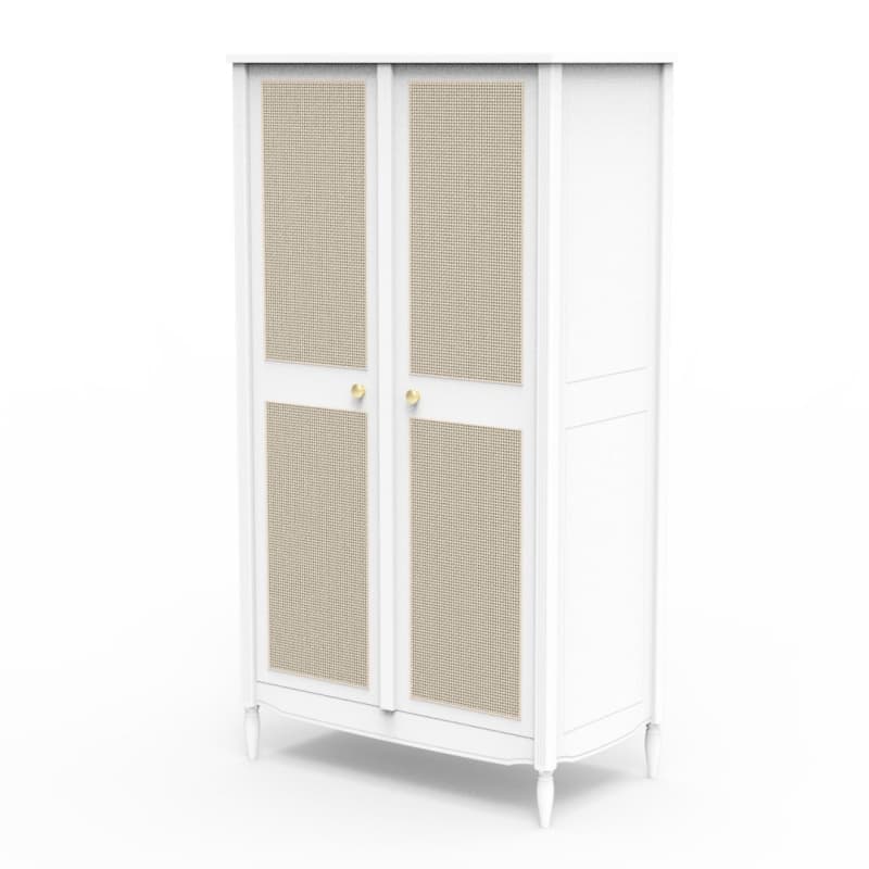Hermione Armoire - Neige, thã‰o 950 x 520 x 1750 — vue 5 sur 5