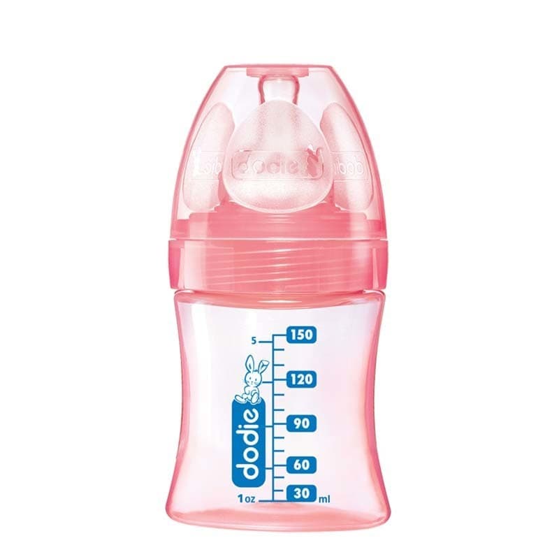 Biberon Initiation+ Anti-colique 150ml Rose Poupee 0-6 Mois Tetine Ronde 3 Vit — vue 2 sur 2