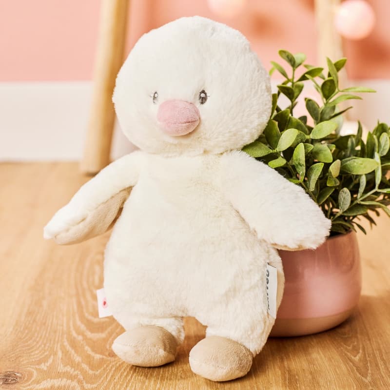 Peluche Caneton, blanc creme 30cm fanfan nattou 25/07 — vue 2 sur 6