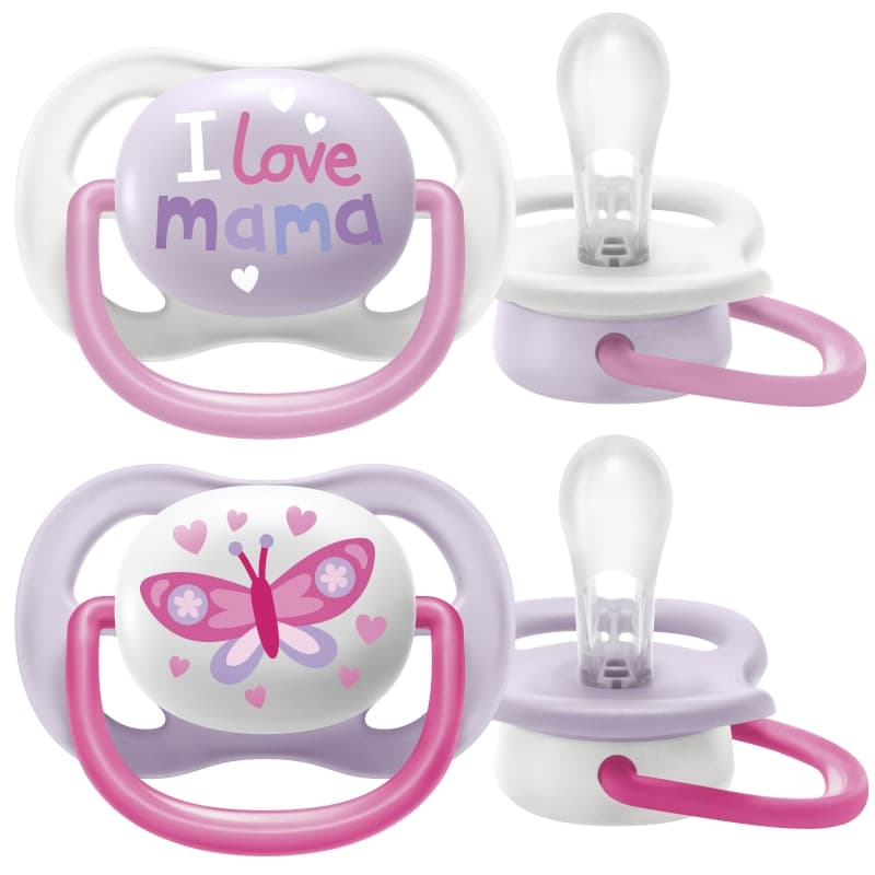 Scf080/02 Sucettes Air 0-6 Girl Love, philips avent 5 x 10,8 x 12,6 — vue 5 sur 7