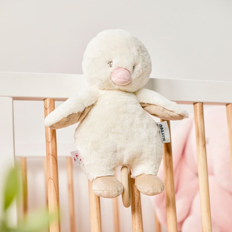 Peluche Musicale Caneton, blanc fanfan nattou 25/07 — vue 2 sur 4