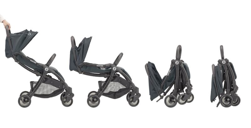 Poussette Jaya2 Essential Graphite, maxi-cosi — vue 3 sur 7