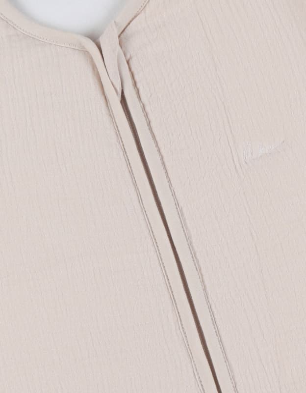 Gigoteuse Nomade Mousseline Bio, beige 100cm m&m 2026 noukie's — vue 4 sur 4