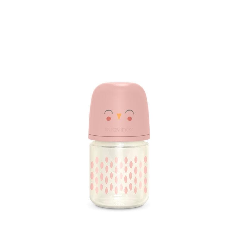 Biberon Verre 120ml Bonhomia Rose, suavinex 2024 — vue 2 sur 2