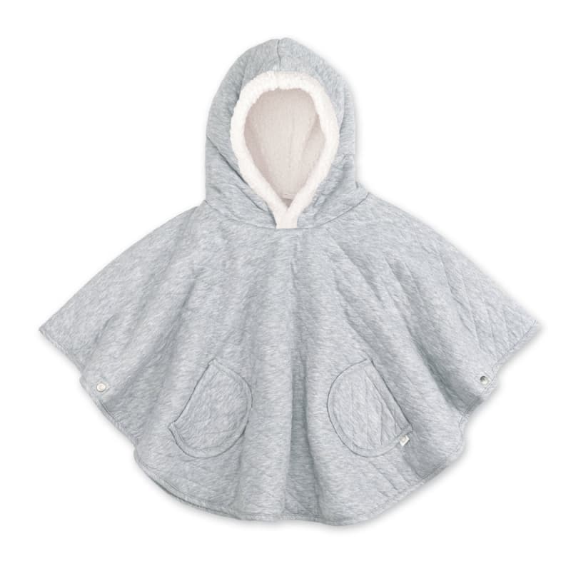 Poncho de Voyage Jersey, grey 9-36m quilt bemini 25/04 — vue 1 sur 3