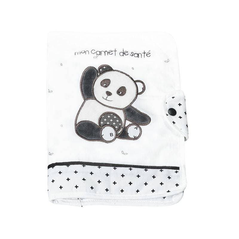 Protege Carnet de Sante Chao Chao, chao chao sauthon baby deco blanc - gris fonce - n — vue 2 sur 2