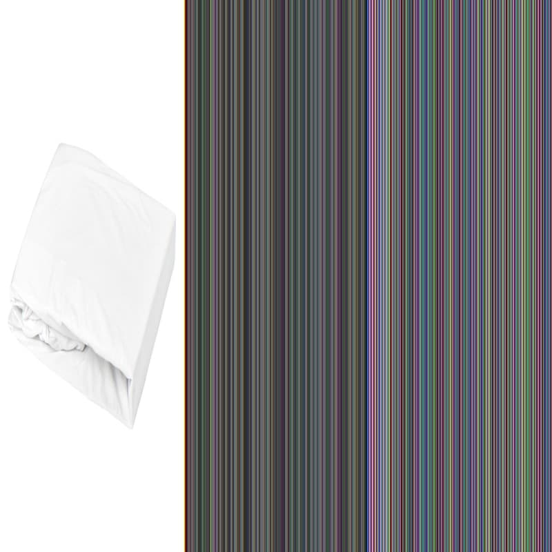 Drap-housse Jersey 70x140 Cm Blanc, drap housse fee moi dormir blanc 70x140 cm
