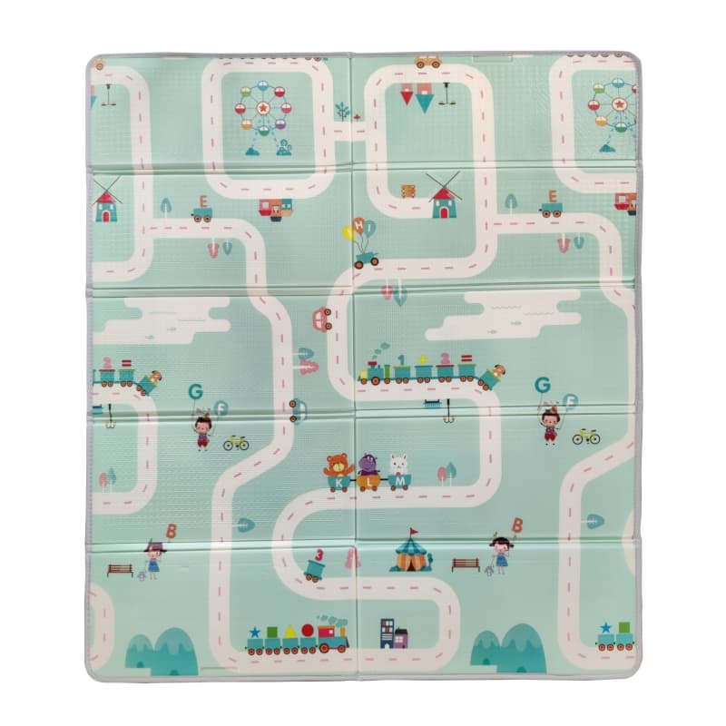 Maxi Tapis d'Eveil Reversible Animaux/circuit, tineo 24/10 — vue 1 sur 5