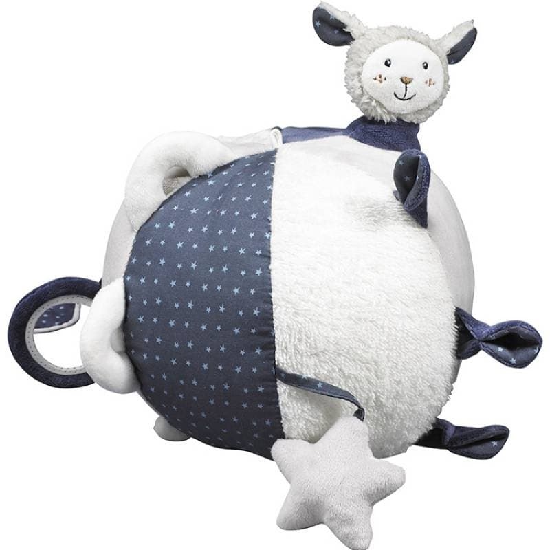 Balle Merlin, merlin sauthon baby deco bleu/blanc diam 18cm per — vue 1 sur 3