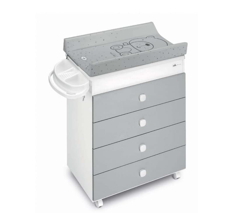 Commode Asia Gris Teddy Grey