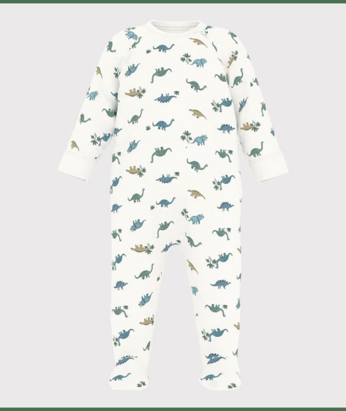 Dors Bien Zip, marshmallow/multico 24m pe2025 selectif early season petit bateau p-25 e-25