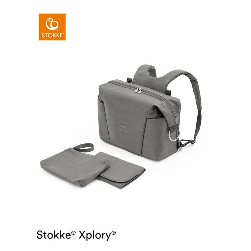 Xplory X Changing Bag Mod Grey, stokke modern grey — vue 3 sur 3