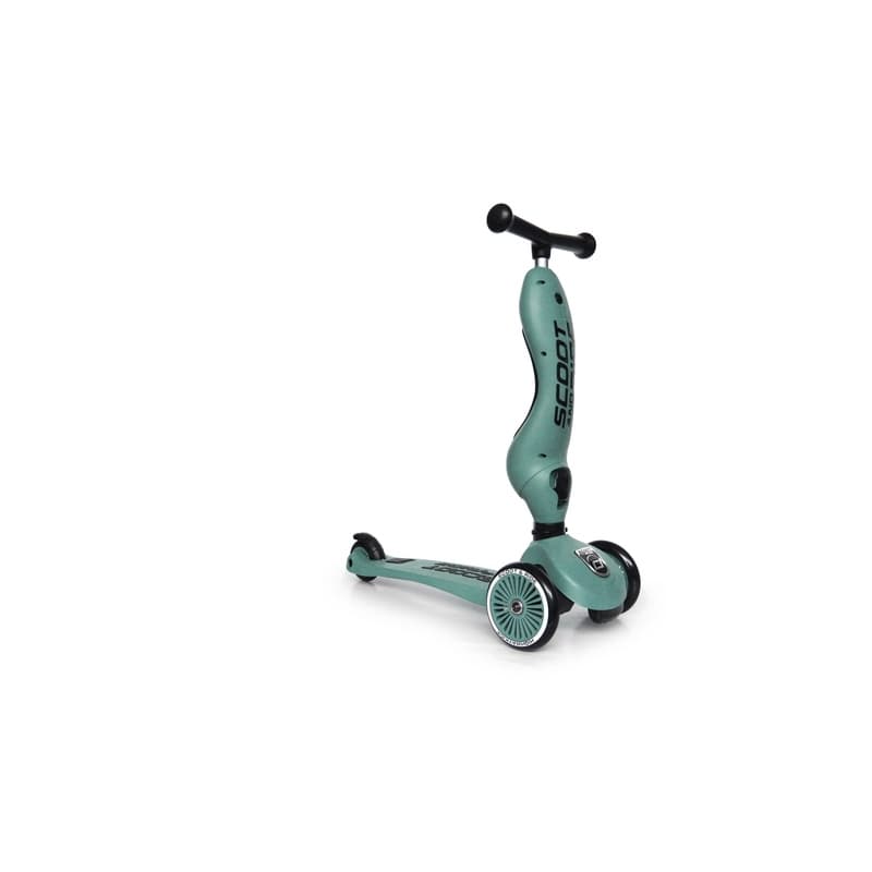 Sr-trottinette 2-1 Highwaykick 1 - Vert Forest, scoot & ride — vue 3 sur 3
