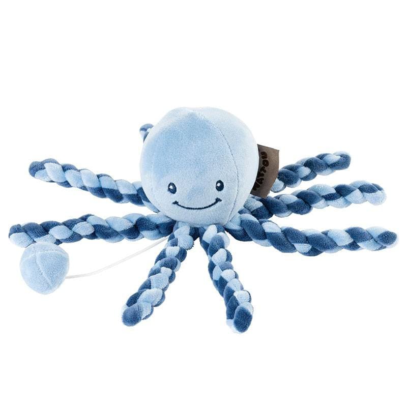 Peluche Musicale Pieuvre Marine, lapidou nattou marine per — vue 2 sur 2
