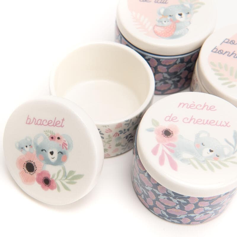 Coffret Naissance Lila, 4k2-lila et son petit koala amadeus les petits l17xh4.5xp16.5 p-23 e-23 — vue 1 sur 2