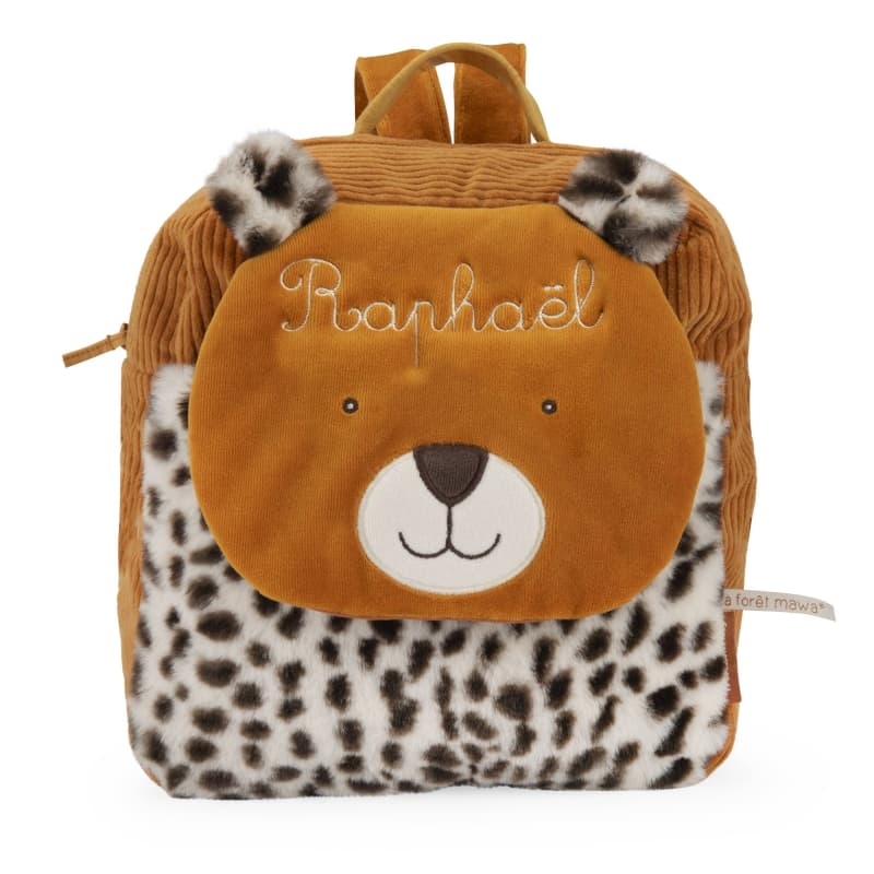 Sac a Dos Leopard Taigo, caramel la foret mawa moulin roty 26/01 — vue 4 sur 6