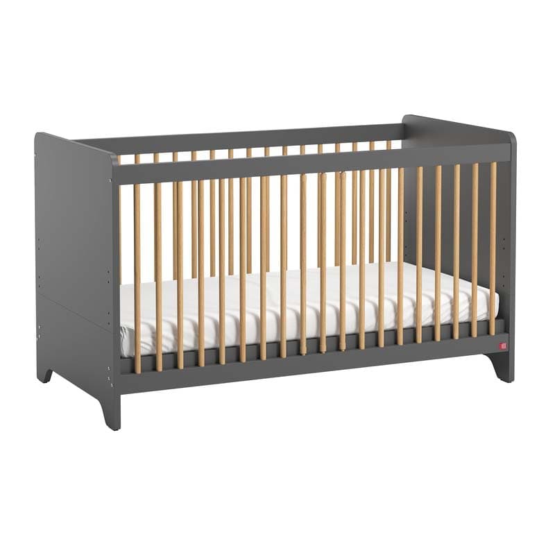 Lit Evolutif 70x140 Leaf Graphite Bois, leaf vox graphite/bois — vue 2 sur 2