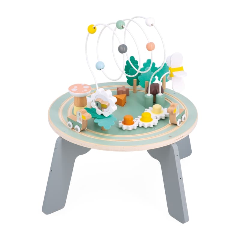Swc - Table d'Activites le Jardin, jouets d'eveil janod multicolore 50,7 x 50,7 x 38,6 collection 2024 — vue 4 sur 5
