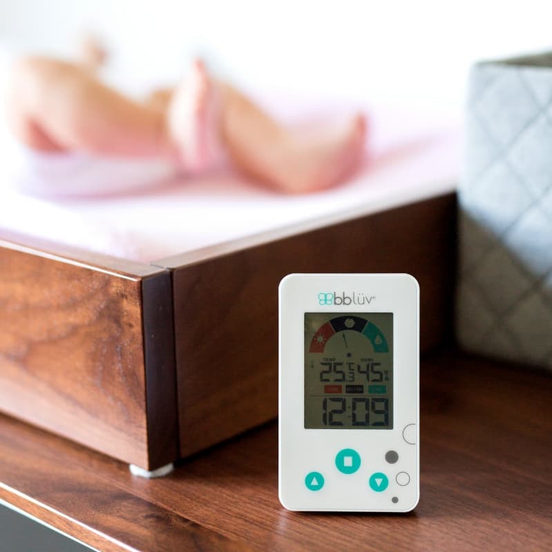 Igro Thermometre/hygrometre 2 en 1 pour la Chambre de Bebe, bblüv white — vue 1 sur 5