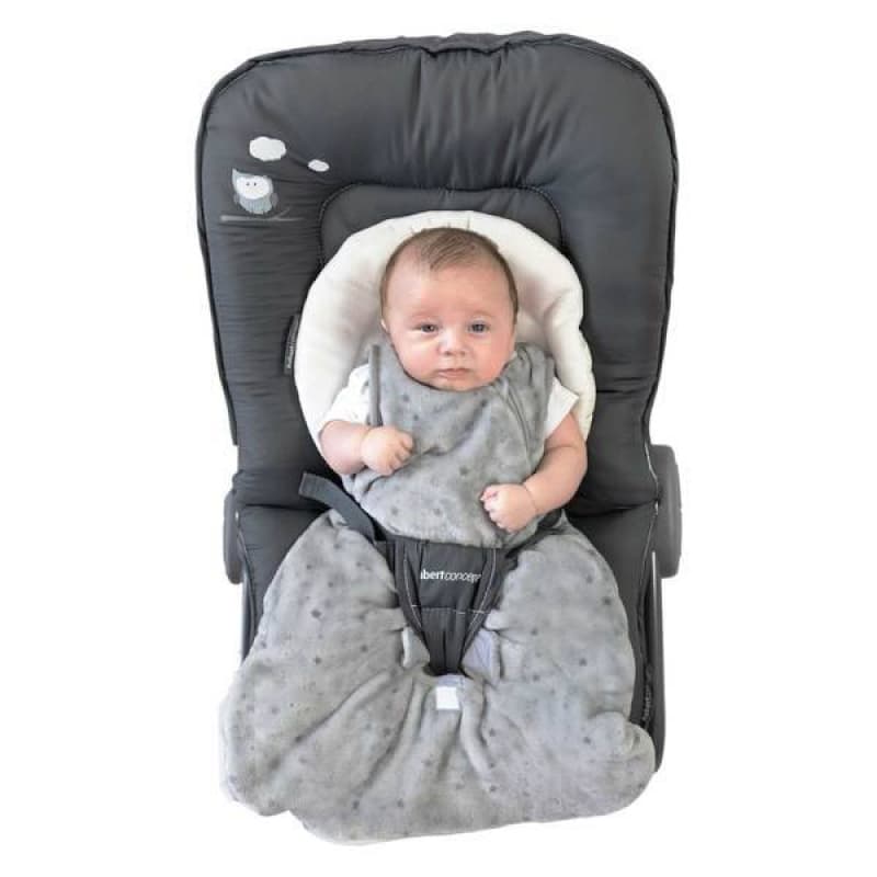 Gigoteuse 0-6 Mois Indoor Etoiles Grises, indoor imprime etoiles grises domiva indoor etoiles grises 65 cm — vue 4 sur 4