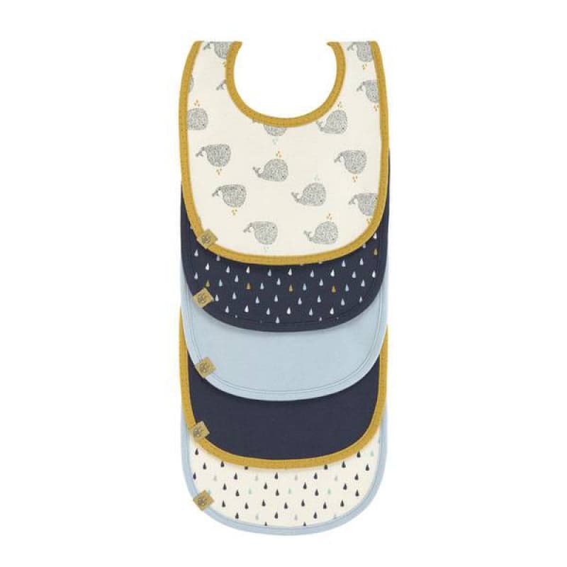 Lot 5 Bavoirs Eponge, baleine — vue 2 sur 3