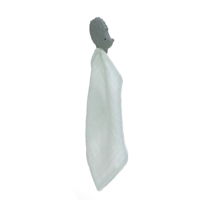 Doudou avec Anneau de Dentition Caoutchouc Naturel Herisson, lässig bleu — vue 2 sur 4