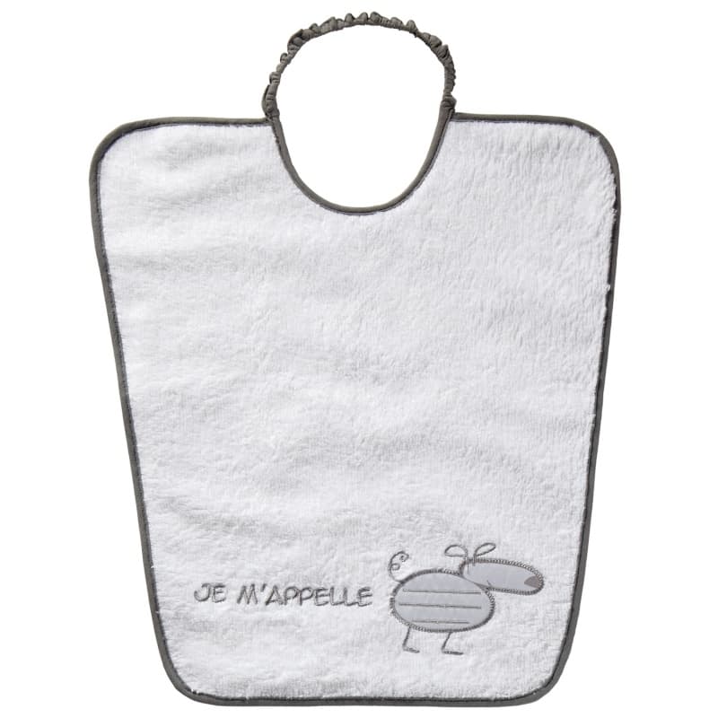 Bavoir Maternelle Chien Je m'Appelle - 35x38 Cm, babycalin 05-19- babycalin 05-19-