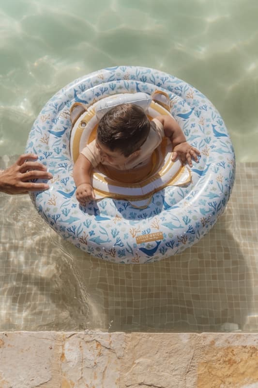 Bouee Bebe - Ocean Dreams Blue, bleu ocean dreams little dutch — vue 5 sur 5