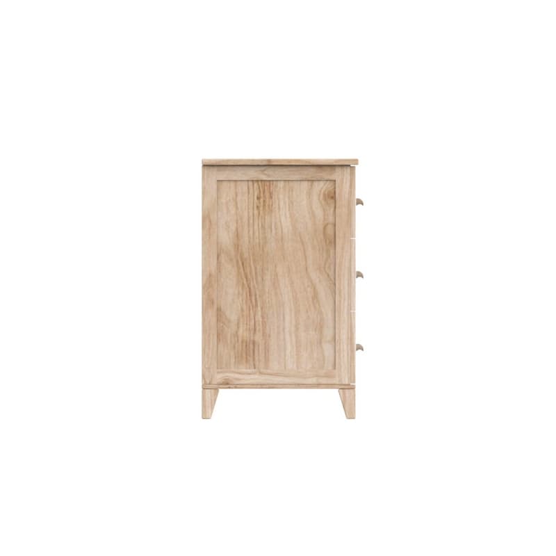 Commode 3 Tiroirs, naturel nami theo — vue 2 sur 3