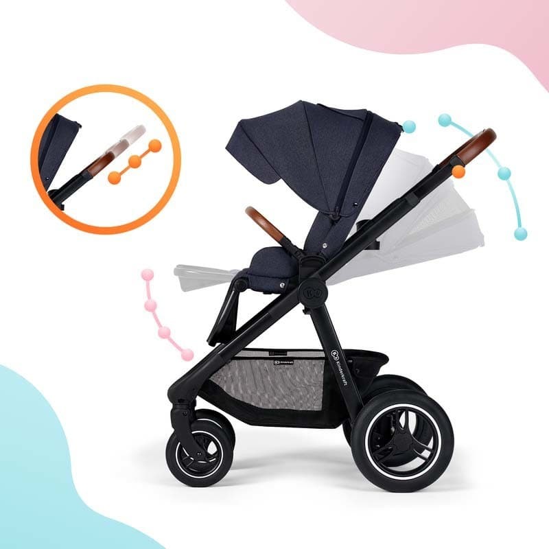 Poussette Kinderkraft Everyday 2 en 1 Denim — vue 2 sur 5
