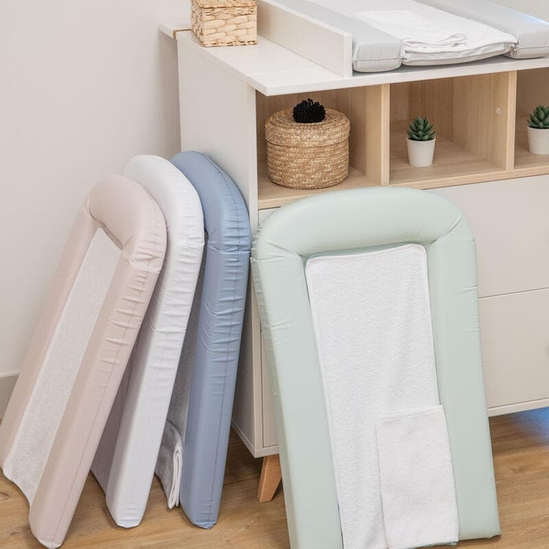 Matelas a Langer Pvc avec 2 Eponges Amovibles/confort 42x70 Cm Lilas
