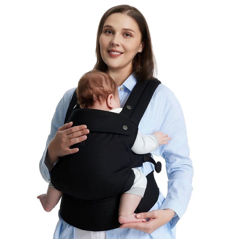 Porte Bebe Coton, black momcozy — vue 2 sur 2