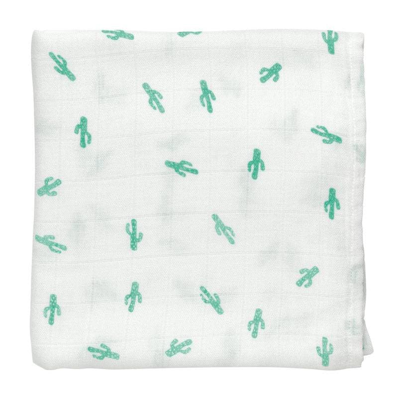 Lot 2 Langes Bambou Ananas et Cactus, bebe9creation — vue 4 sur 4