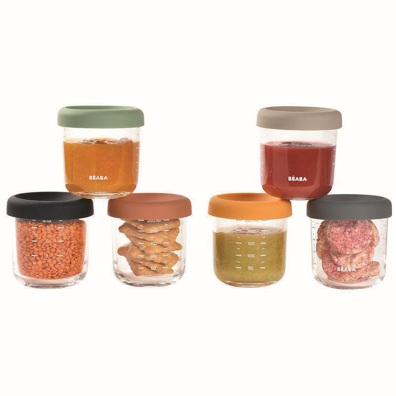 Coffret Portions Verre X6, color mix beaba — vue 2 sur 3